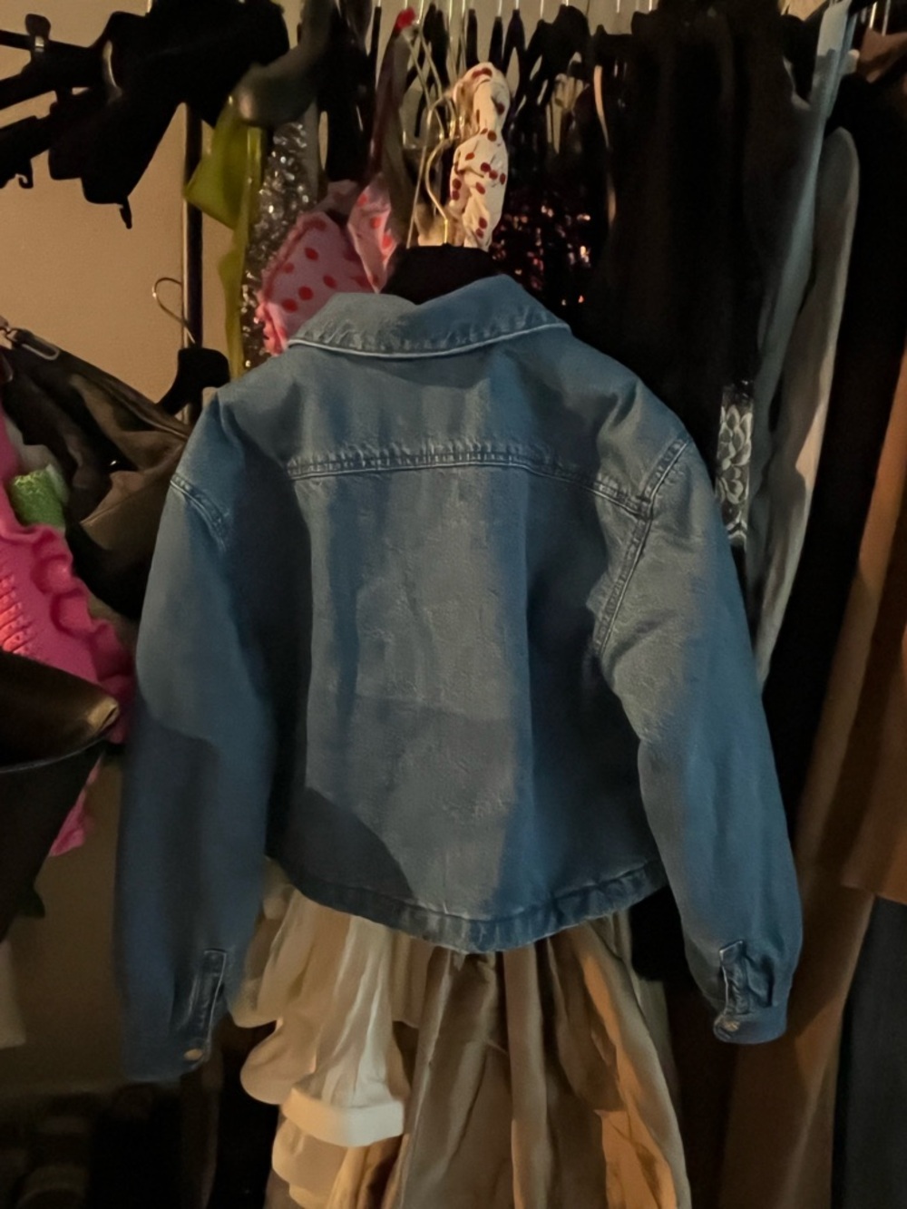 J.Crew Classic Blue Denim Jacket Cropped - size small - Picture 9 of 9